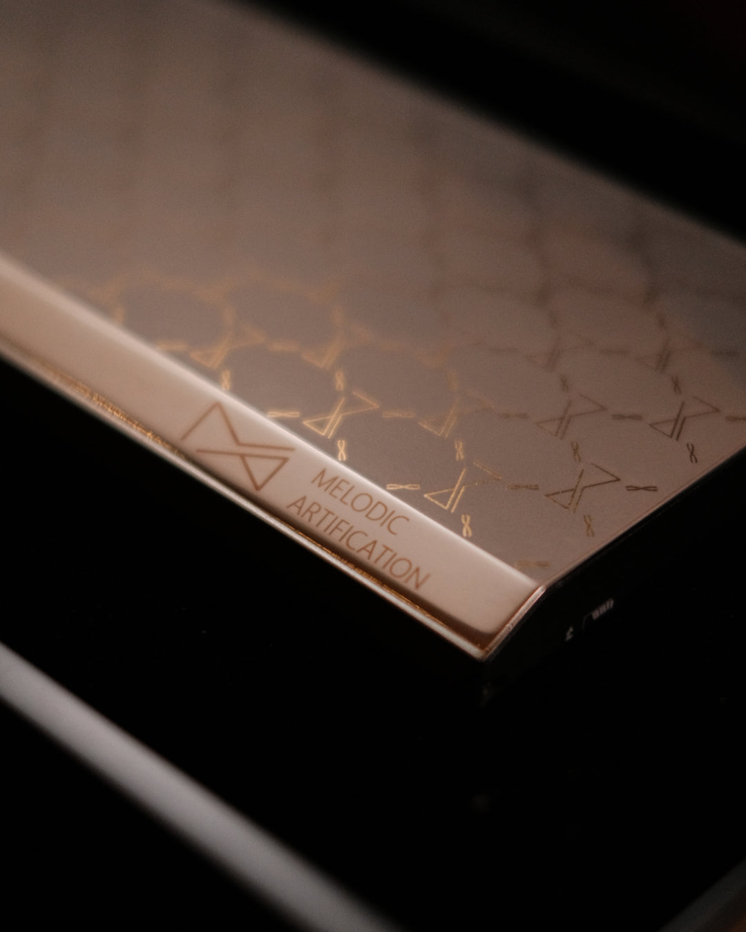 Melodic Artification Infinitum amplifier engraved casing