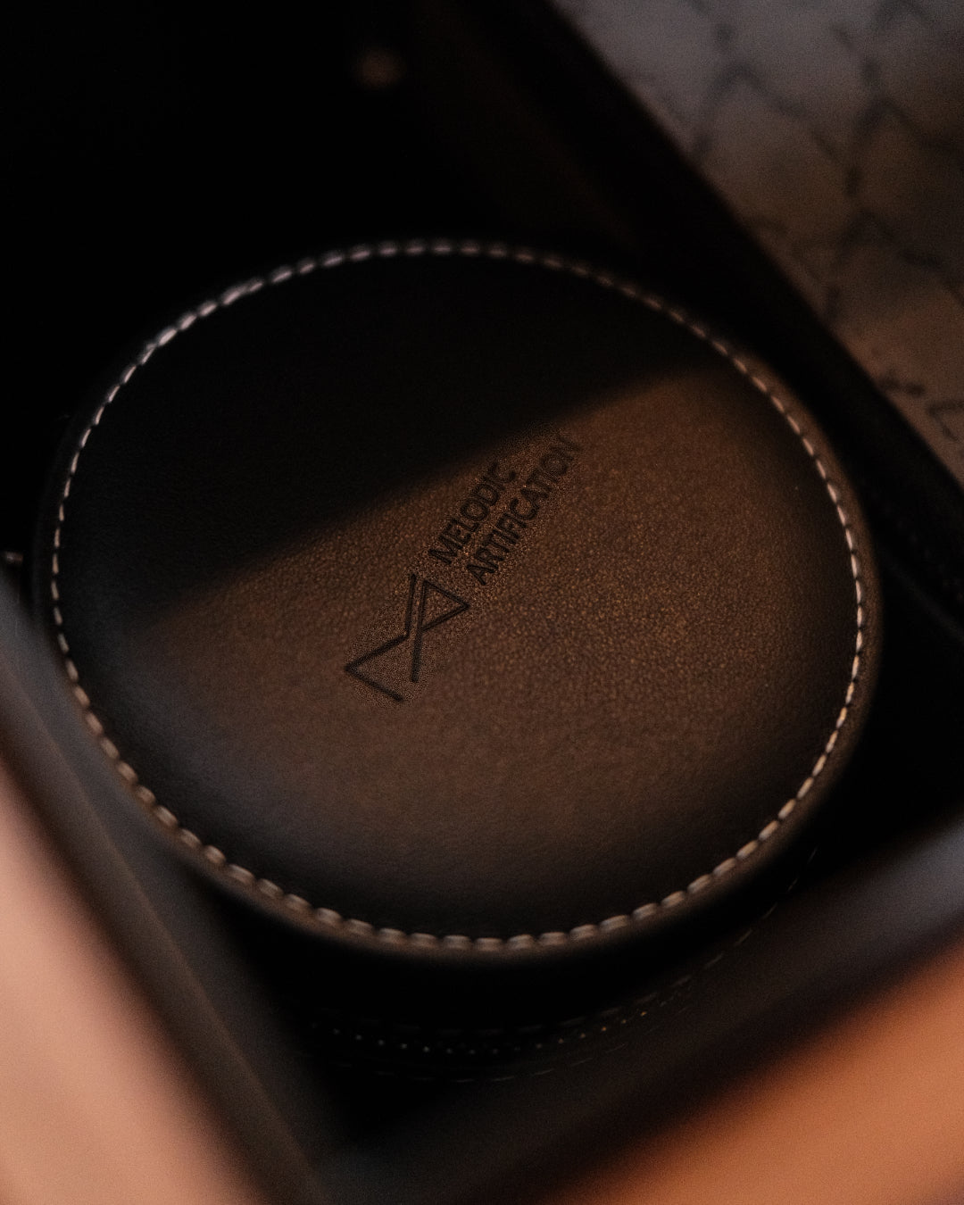 Melodic Artification Eternitum leather IEM case