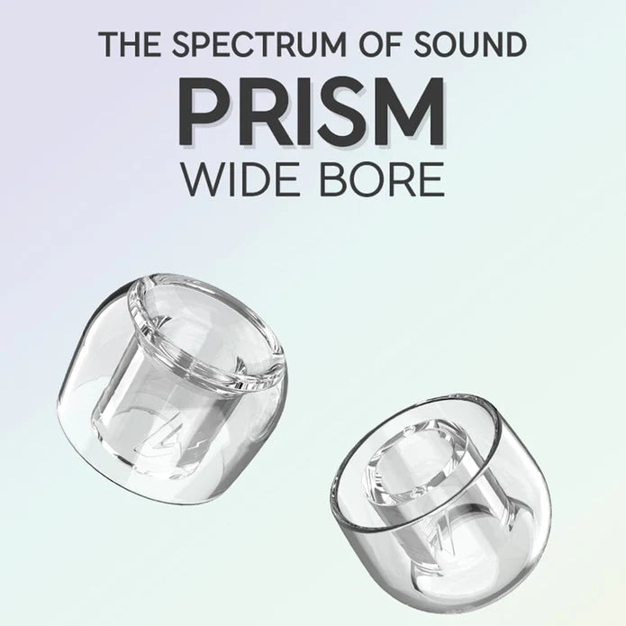 DIVINUS Prism Wide Bore LSR Eartips For 4-6mm Nozzle
